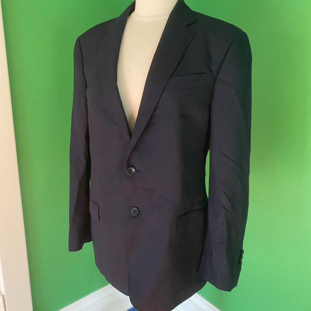 Giorgio Armani SOFT wool Navy Two-Button Blazer 40 M